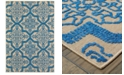 Oriental Weavers Cayman 2541M Sand/Blue 5'3" x 7'6" Indoor/Outdoor Area Rug